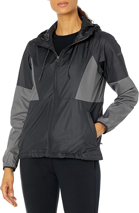 columbia哥伦比亚女士sidehill风衣可收纳防水